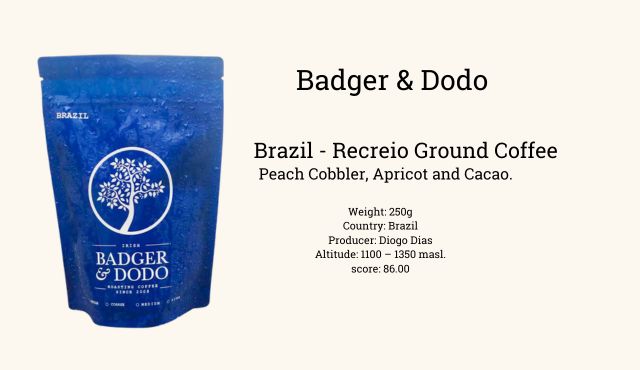 Badger & Dodo Brazil - Recreio Ground Coffee 